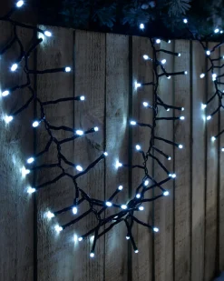 180 Chasing Cluster Light String, Bright White