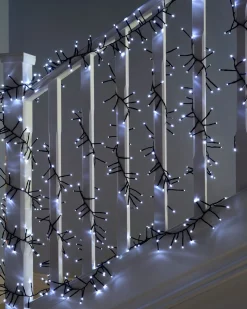 180 Chasing Cluster Light String, Bright White