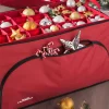 72 Piece Decoration And Ornament Storage Box, Red, 38 Cm