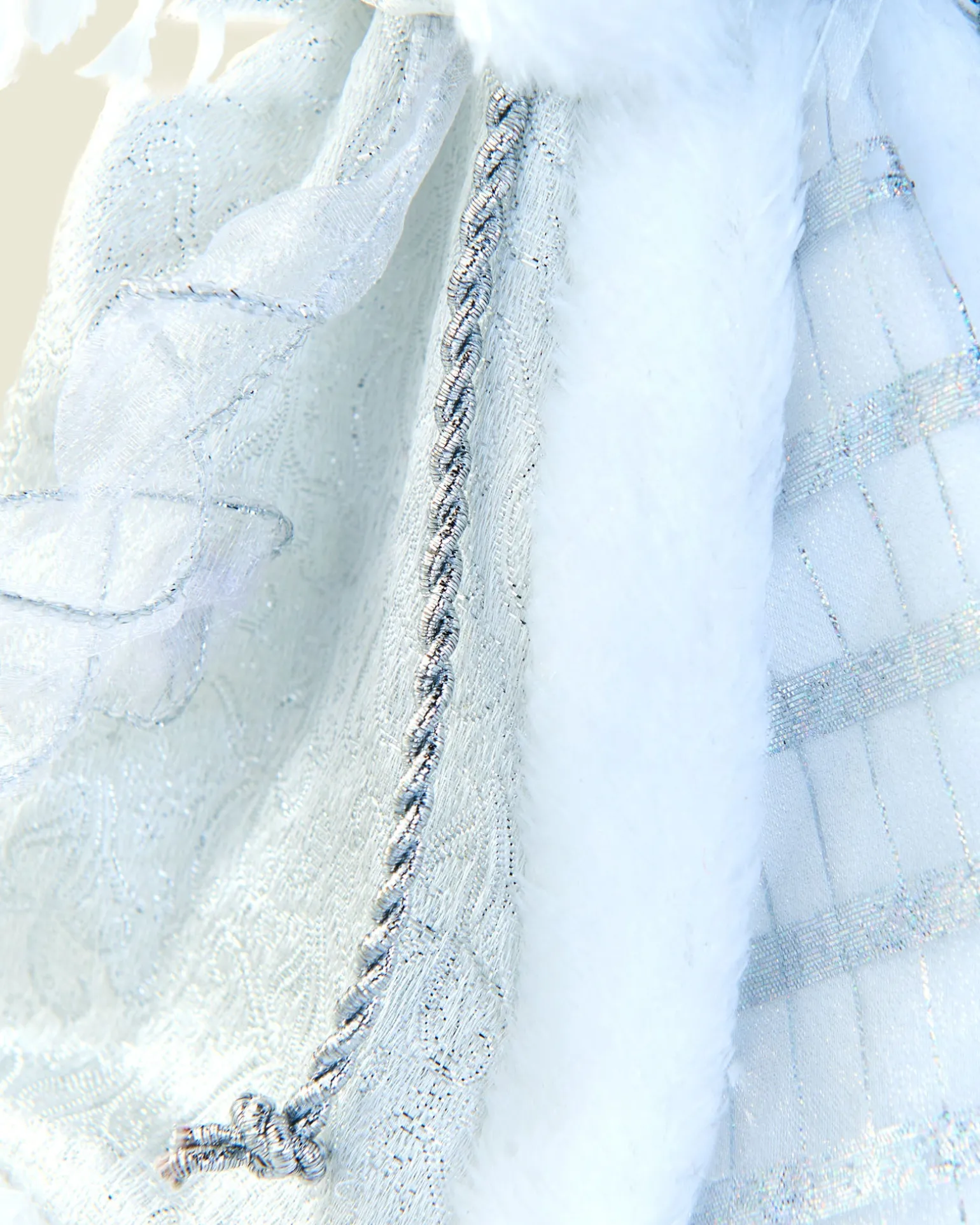 Angel Christmas Tree Topper, White, 25 Cm