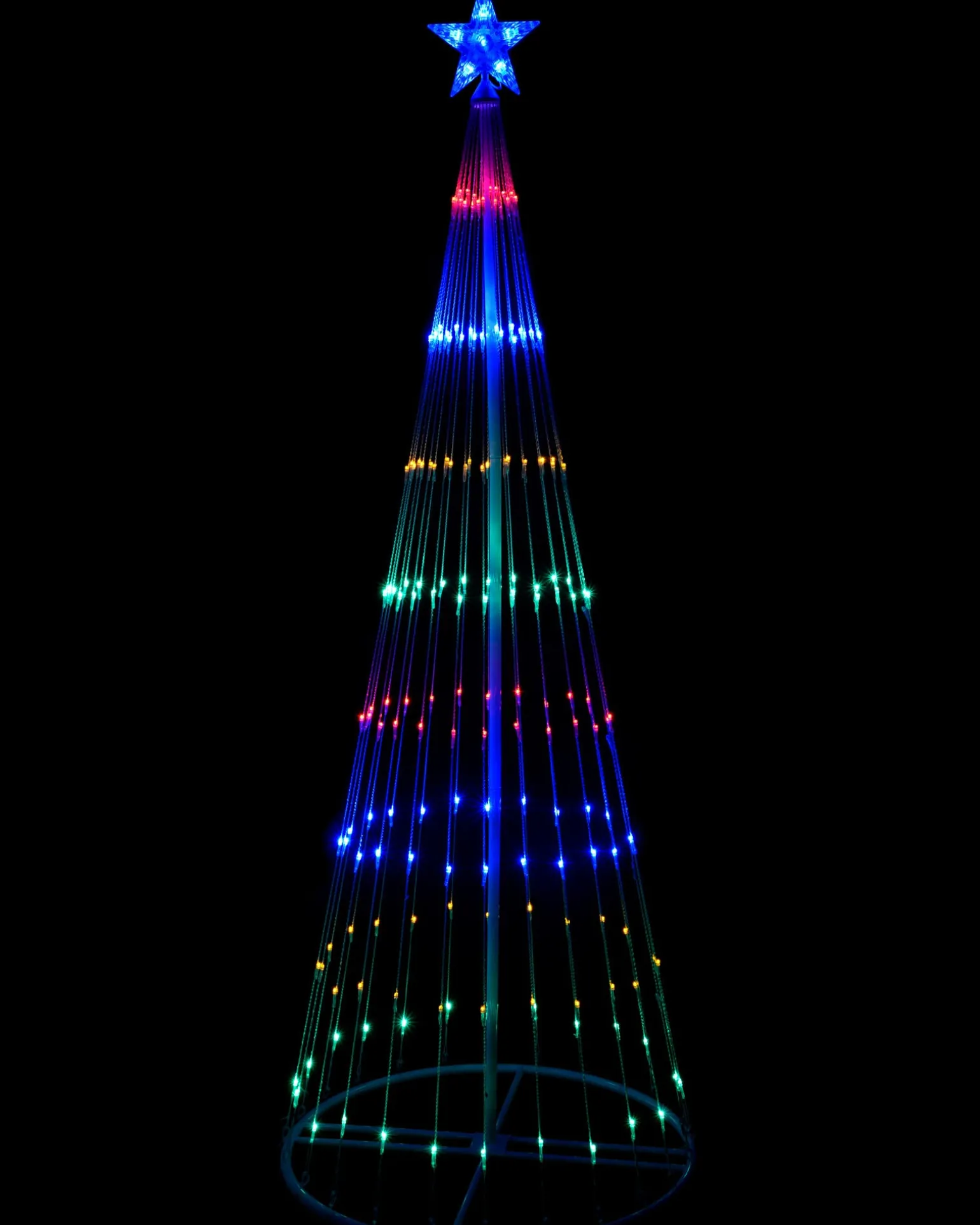 Animated Flashing Pop-Up Christmas Tree, 190 Cm