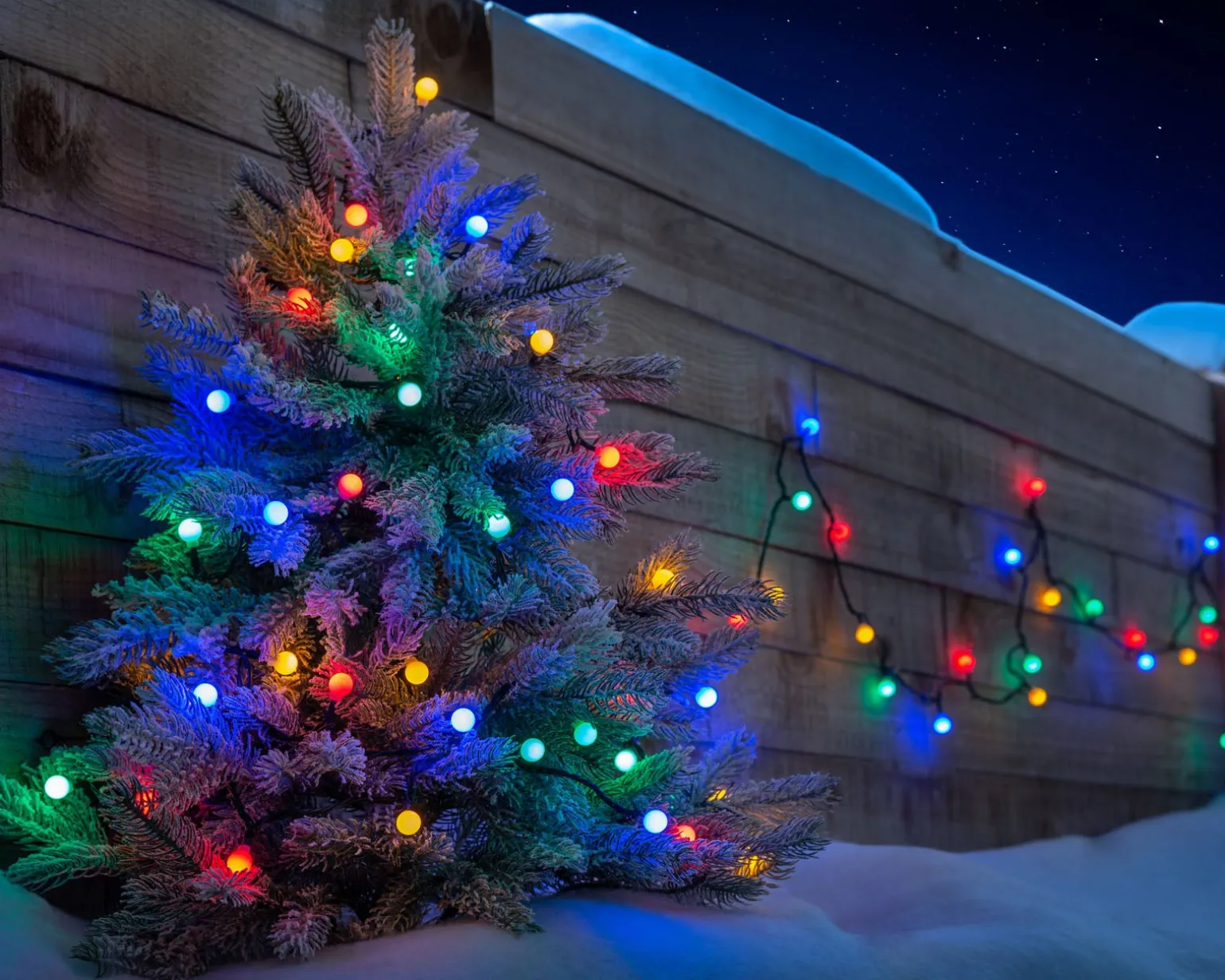 Berry Multi-Function 50 LED Connectable Light String, Multi-Coloured