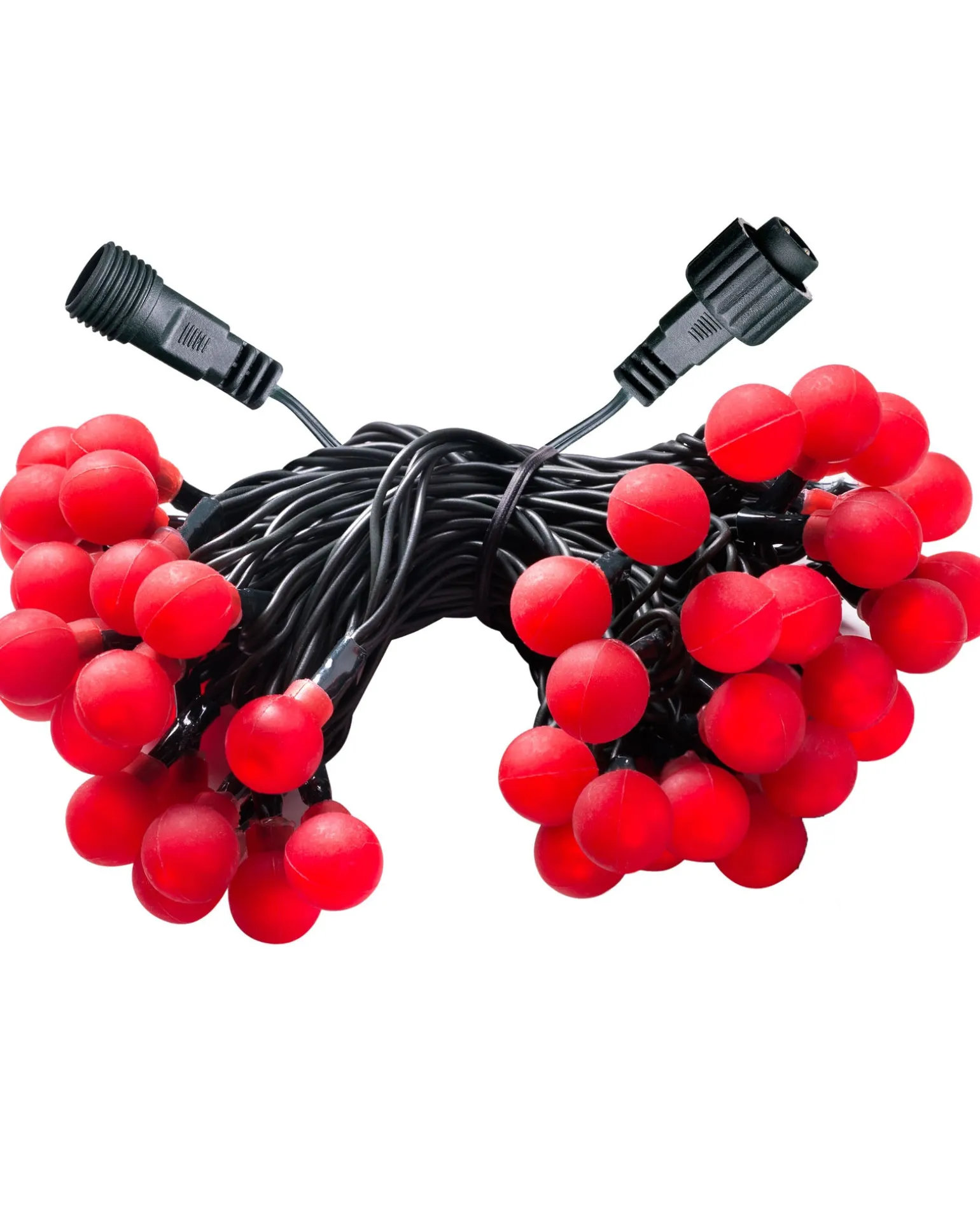 Berry Multi-Function 50 LED Connectable Light String, Bright Red