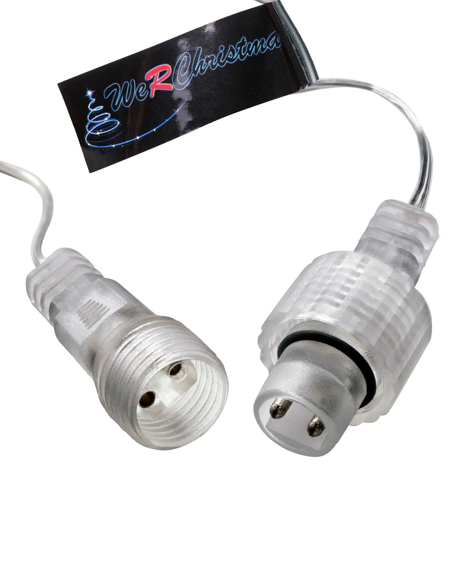 Connectable Icicle 100 LED Christmas Lights, Warm White