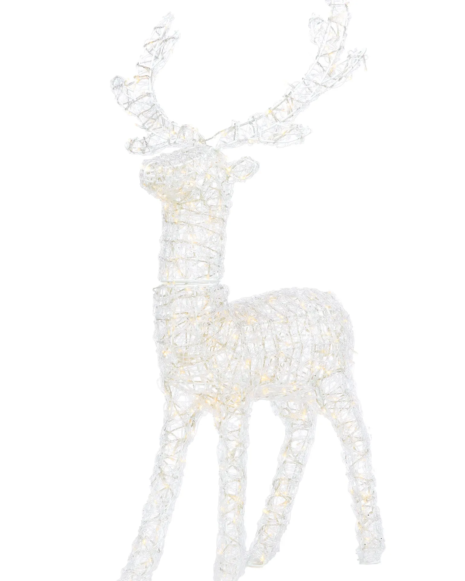3D Acrylic Reindeer Decoration, 122 Cm