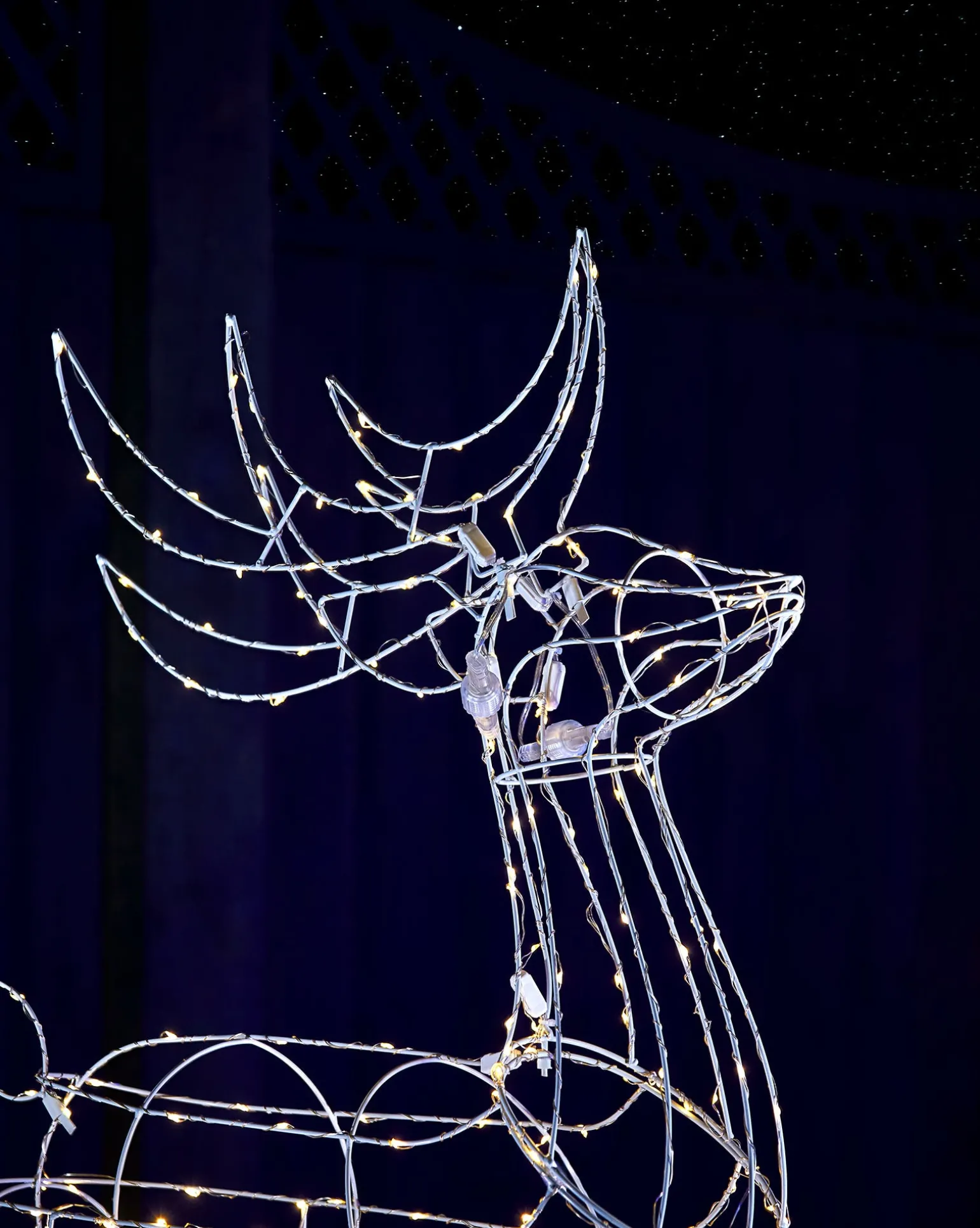 3D Standing Reindeer Silhouette, 110 Cm