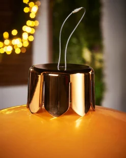 Inflatable Christmas Bauble, Gold, 66 Cm