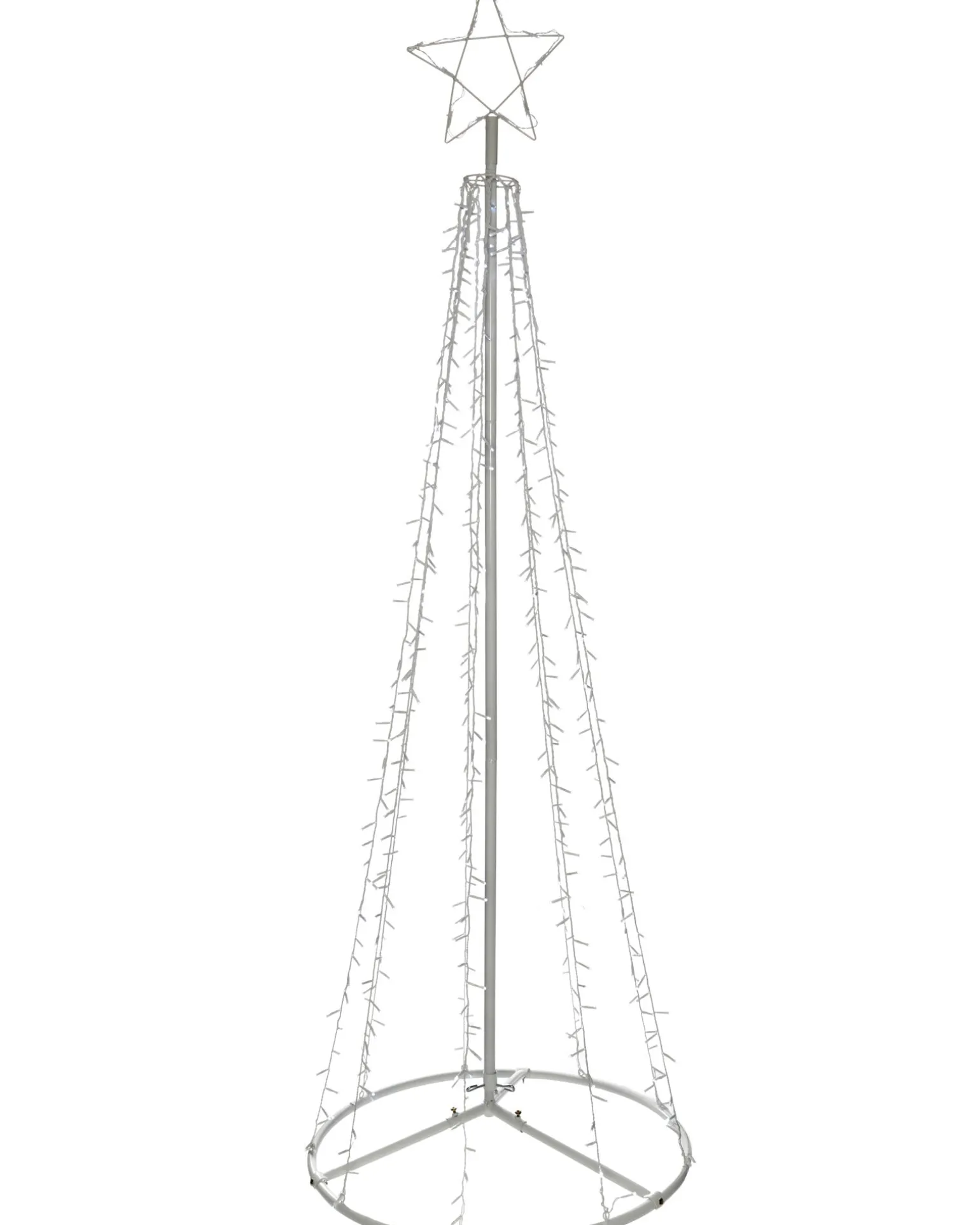 LED Waterfall Pop-Up Christmas Tree, 200 Cm