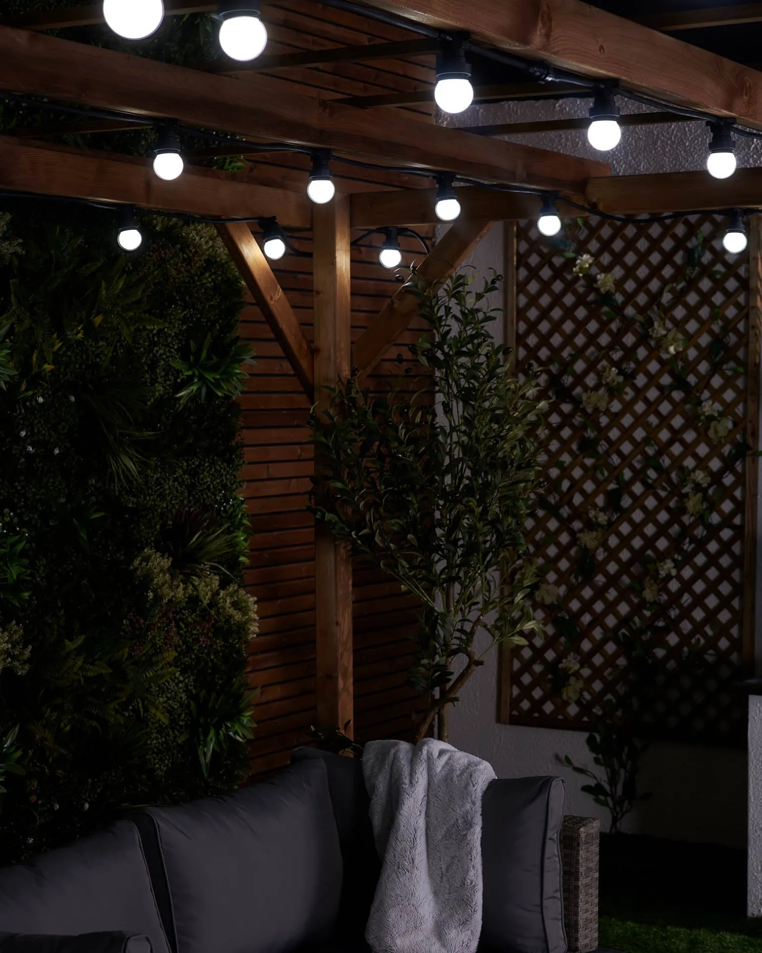 LINK FESTOON E27 Belt, Connectable, 20 Sockets, 50 Cm Spacing