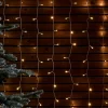LINK UP LED Curtain Lights, White Cable, 2 M X 2.5 M, Warm White