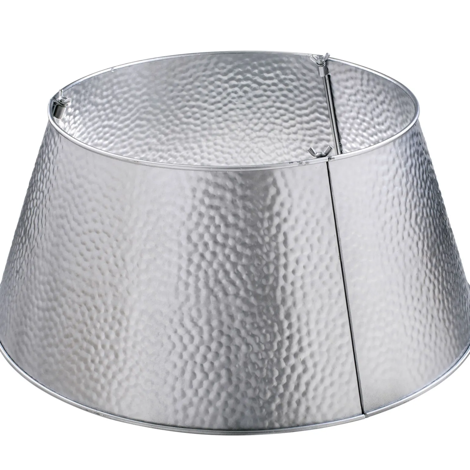 Metal Tin Tree Collar, Silver, 55 Cm