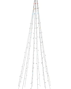 Multi-Coloured LED Christmas Tree Light String, 2.5 M
