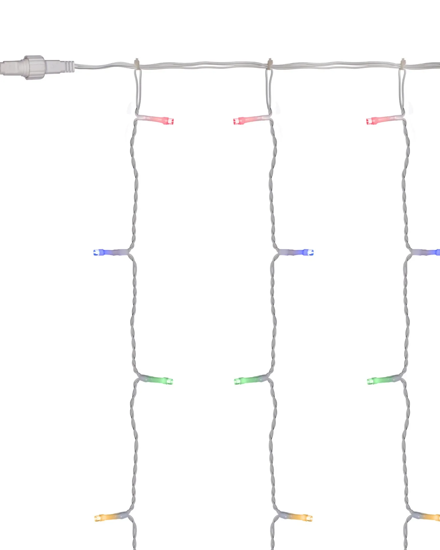 Multi-Function 300 LED Connectable Curtain Light String, Multi-Coloured