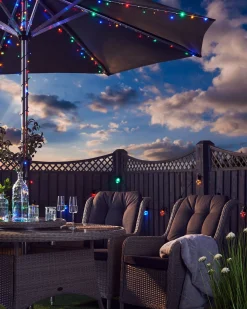 Outdoor Multi-Function 120 LED Light String, Multi Colour