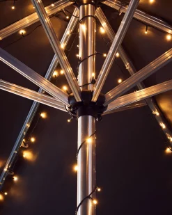 Outdoor Multi-Function 240 LED Light String, Warm White