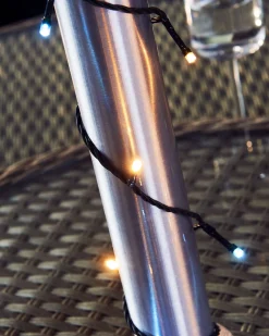 Outdoor Multi-Function 240 LED Light String, Warm White & Ice White