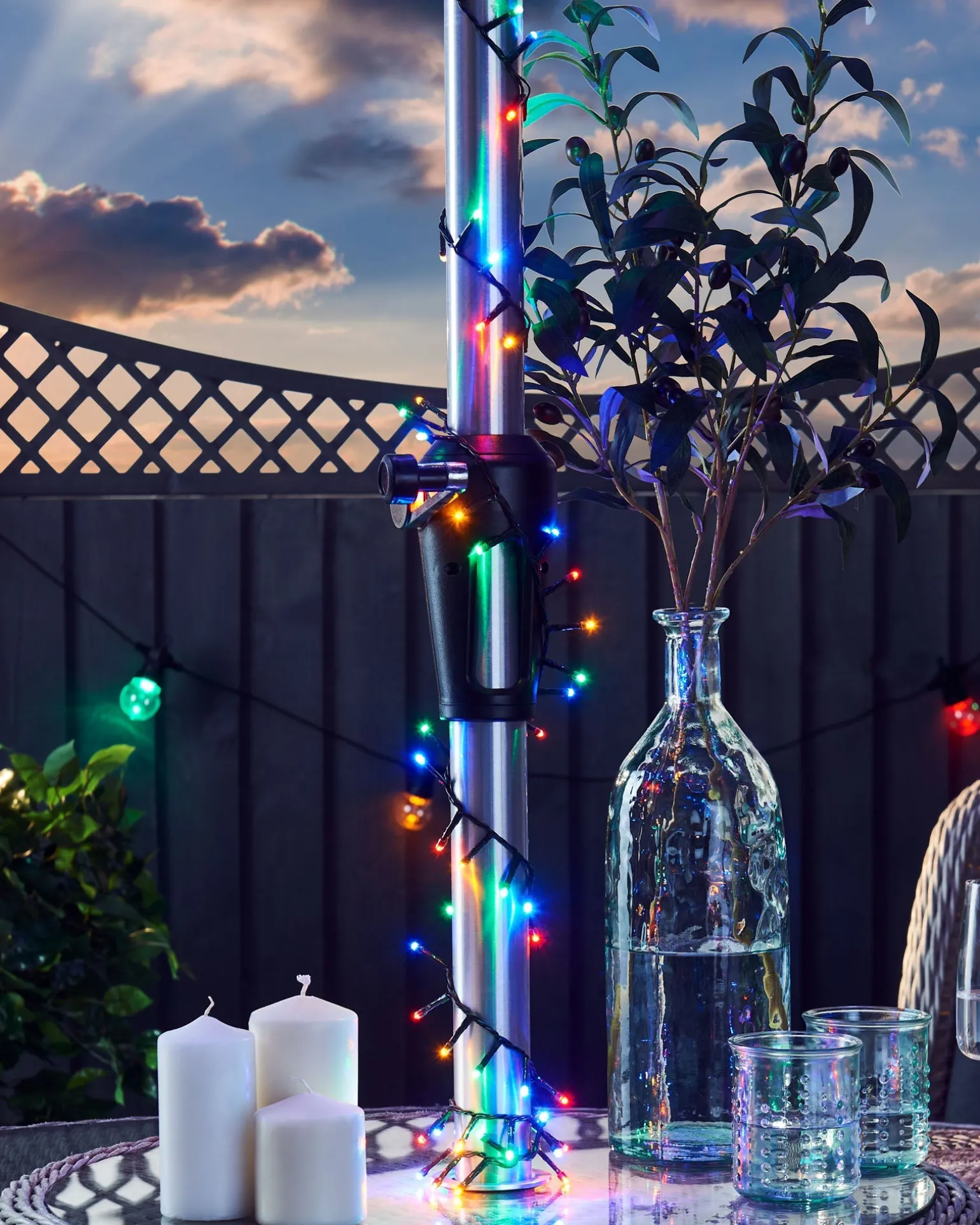 Outdoor Multi-Function 480 LED Light String, Multi Colour