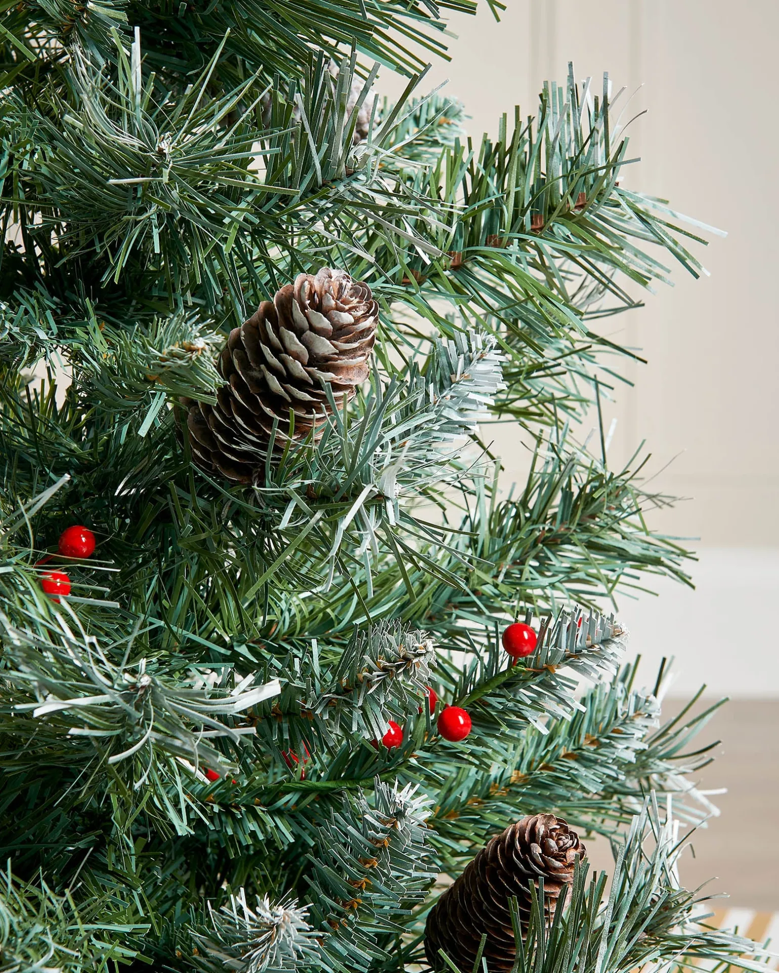 Potted Scandinavian Blue Spruce Christmas Tree, 3 Ft