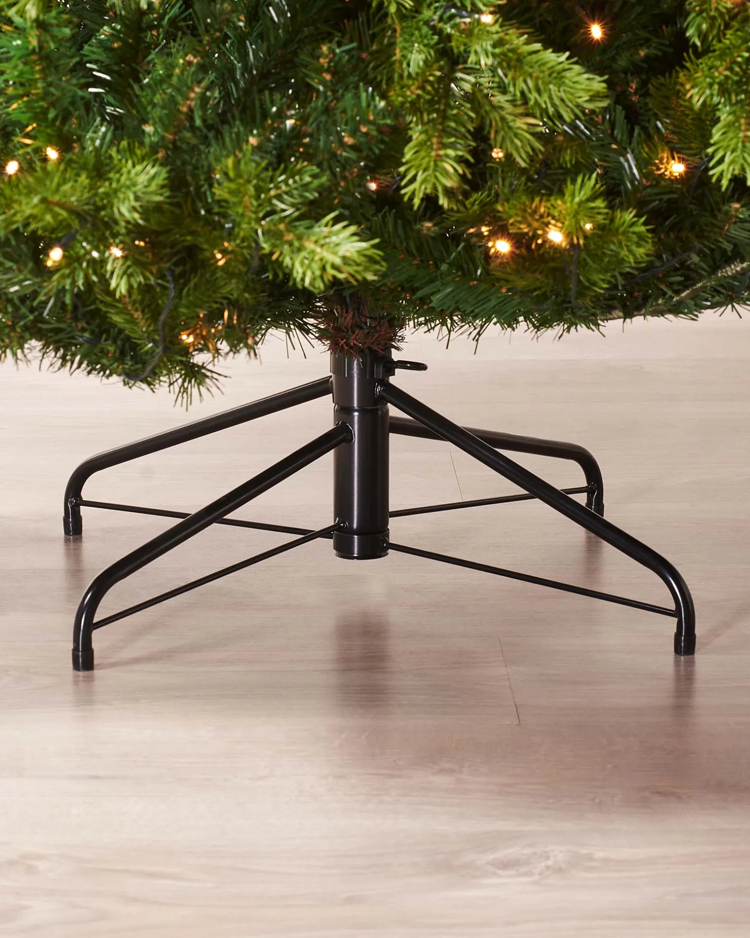 Pre-Lit Balsam Fir Christmas Tree, 6 Ft