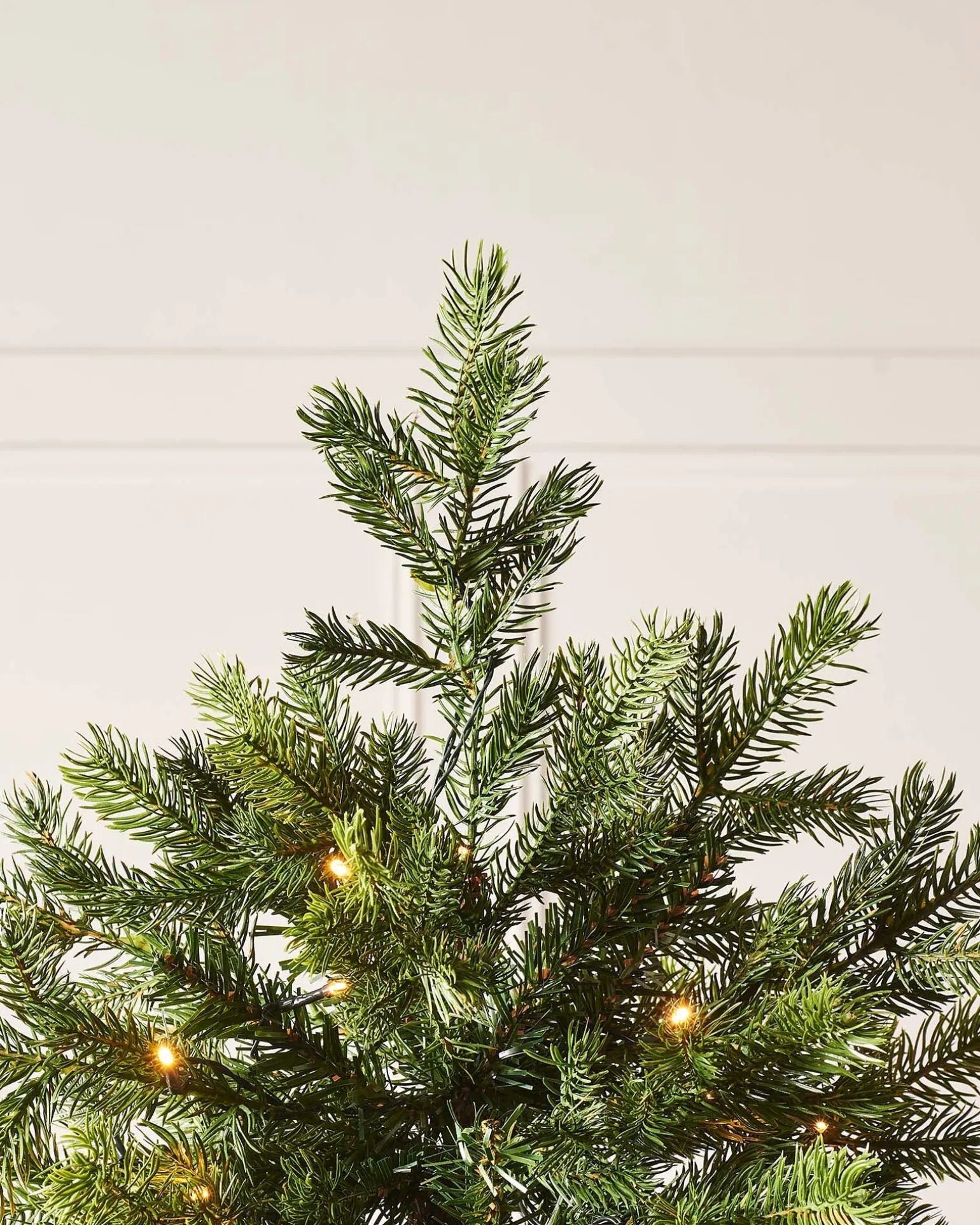 Pre-Lit Balsam Fir Christmas Tree, 7 Ft