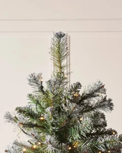 Pre-lit Blue Brockton Spruce Christmas Tree, 6 Ft