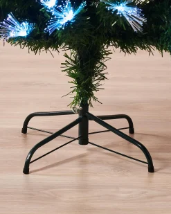 Pre-Lit Colour Changing Fibre Optic Christmas Tree, 6 Ft