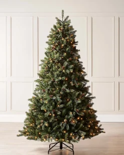 Pre-Lit Craford Pine Christmas Tree, 9 Ft