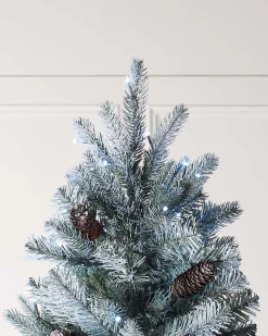 Pre-Lit Edwardian Spruce Multi-Function Christmas Tree, 6 Ft