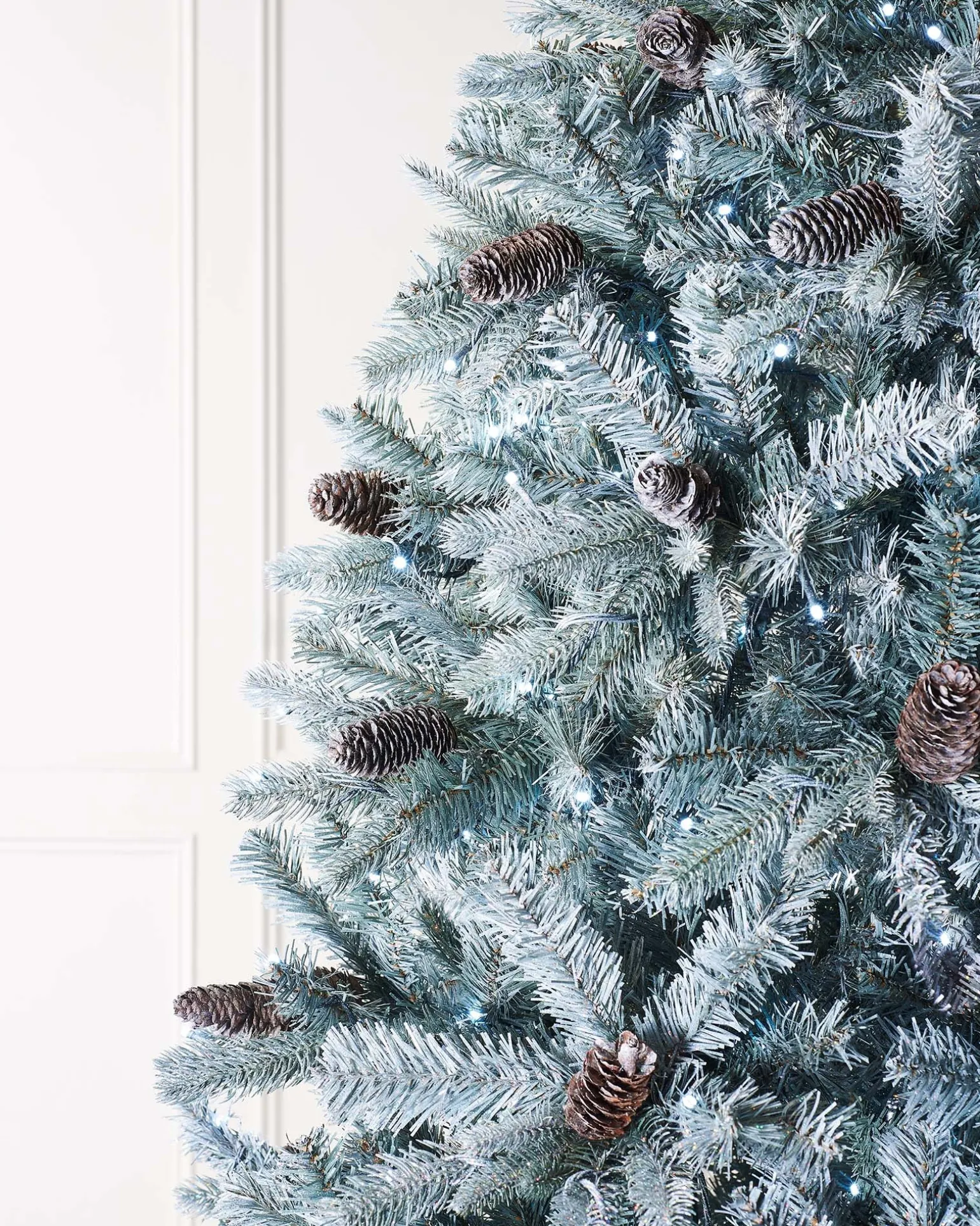 Pre-Lit Edwardian Spruce Multi-Function Christmas Tree, 7 Ft