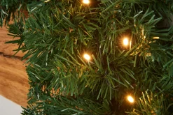 Pre-Lit Extra Thick Multi-Functional Pine Garland, 9 Ft