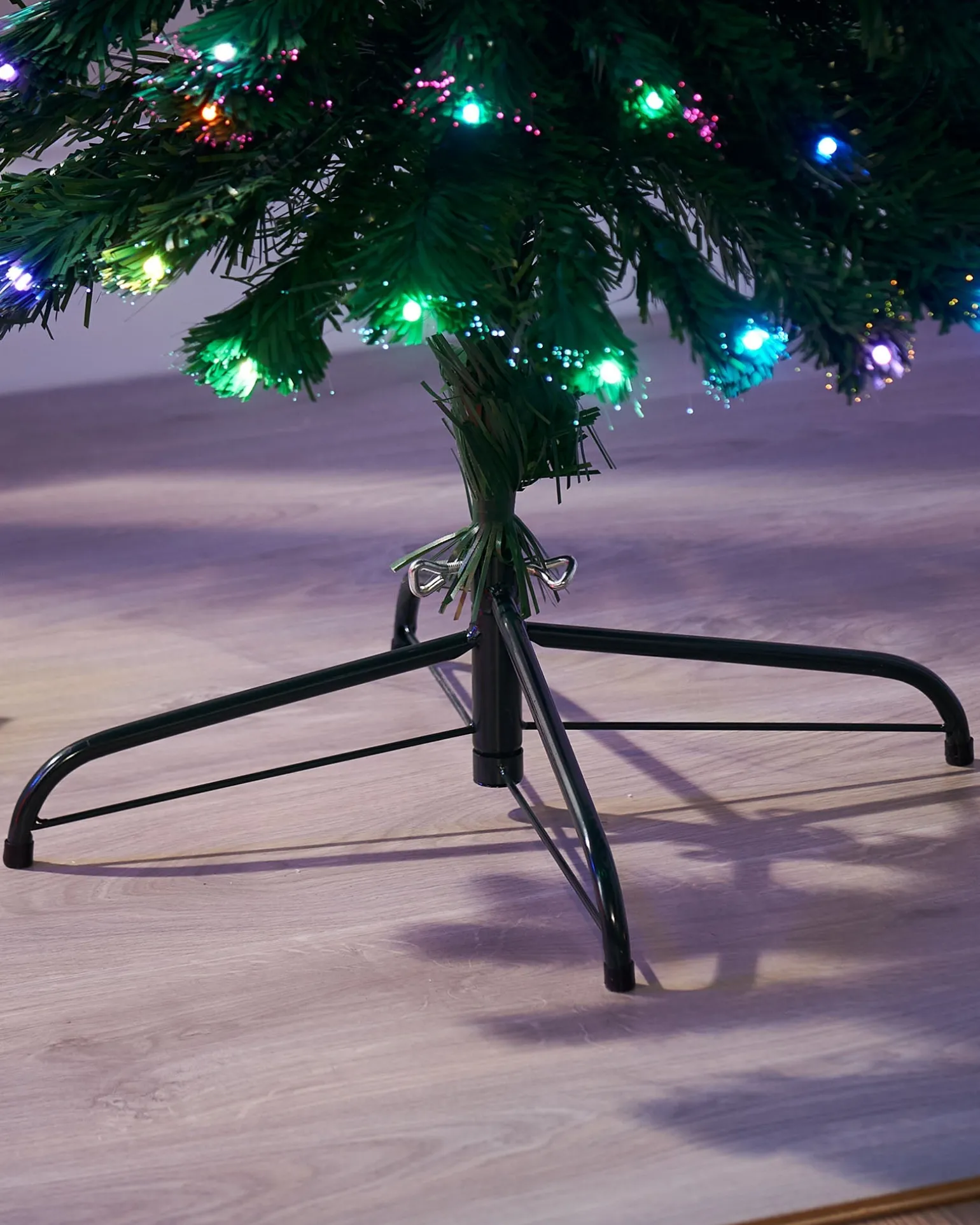 Pre-Lit Fibre Optic Multi-Colour Christmas Tree, 5 Ft