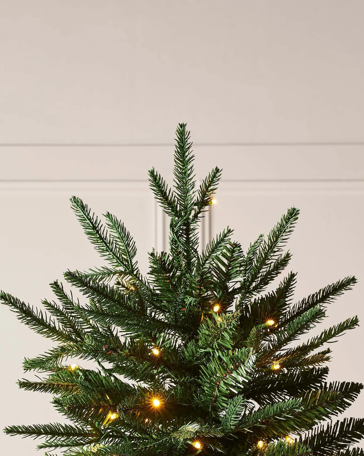 Pre-lit Grand Alaskan Fir Christmas Tree, Dual Multi Colour, 8 Ft