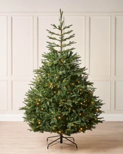 Pre-Lit Grand Nordmann Fir Christmas Tree, 8 Ft