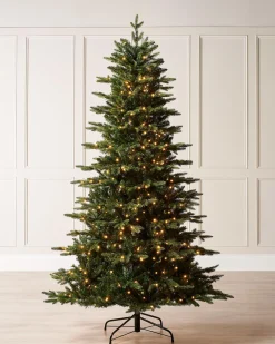 Pre-Lit Himalayan Fir Christmas Tree, 6 Ft