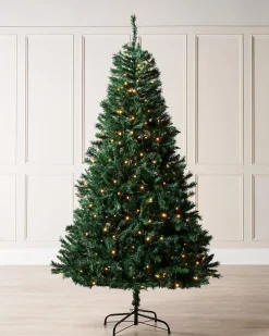 Pre-Lit Mixed Pine Christmas Tree, 6 Ft