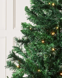 Pre-Lit Mixed Pine Christmas Tree, 6 Ft