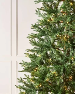 Pre-Lit Mixed Pine Natural Bark Christmas Tree, 5 Ft
