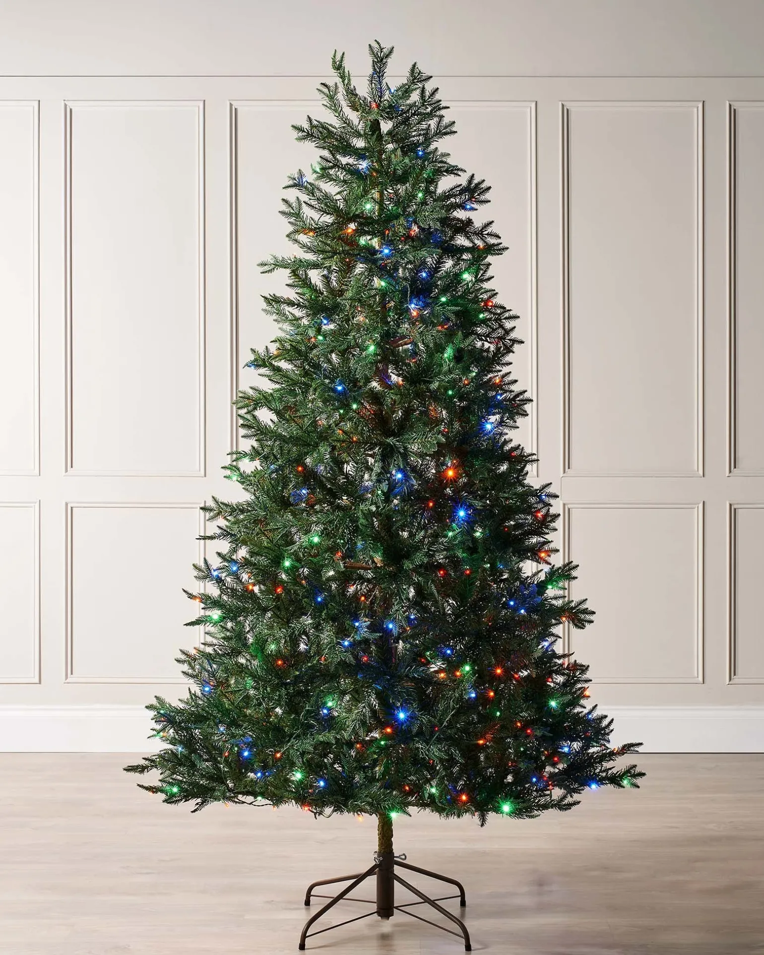 Pre-Lit Mixed Pine Natural Bark Christmas Tree, 8 Ft