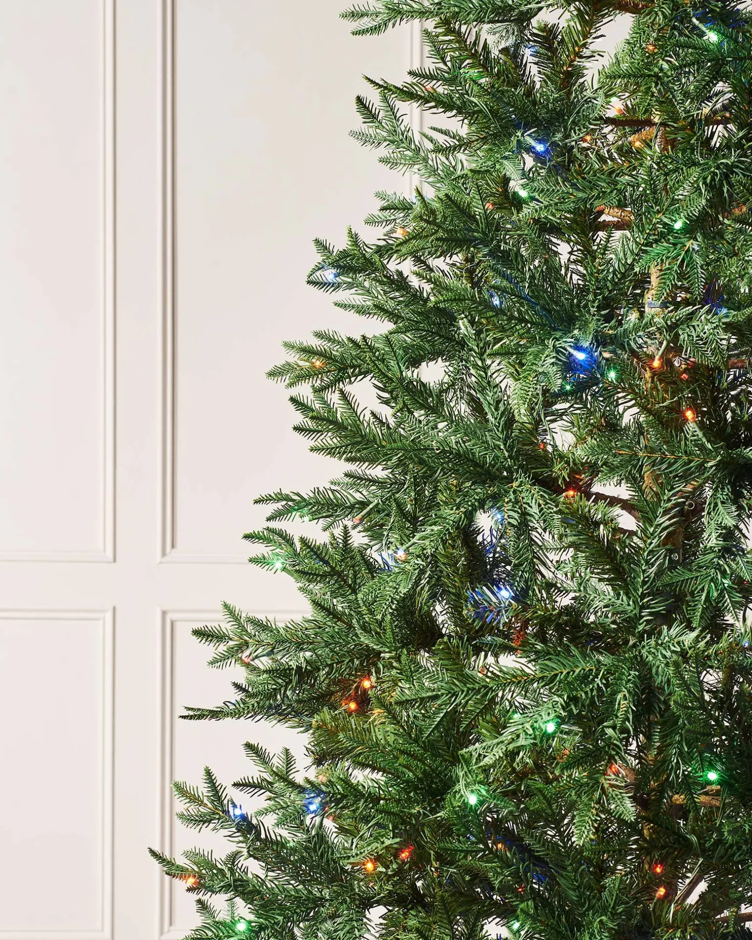 Pre-Lit Mixed Pine Natural Bark Christmas Tree, 9 Ft