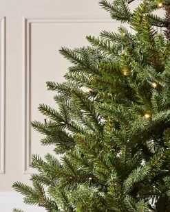 Pre-Lit Norway Spruce Potted Christmas Tree, 4 Ft