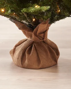 Pre-Lit Norway Spruce Potted Christmas Tree, 5 Ft