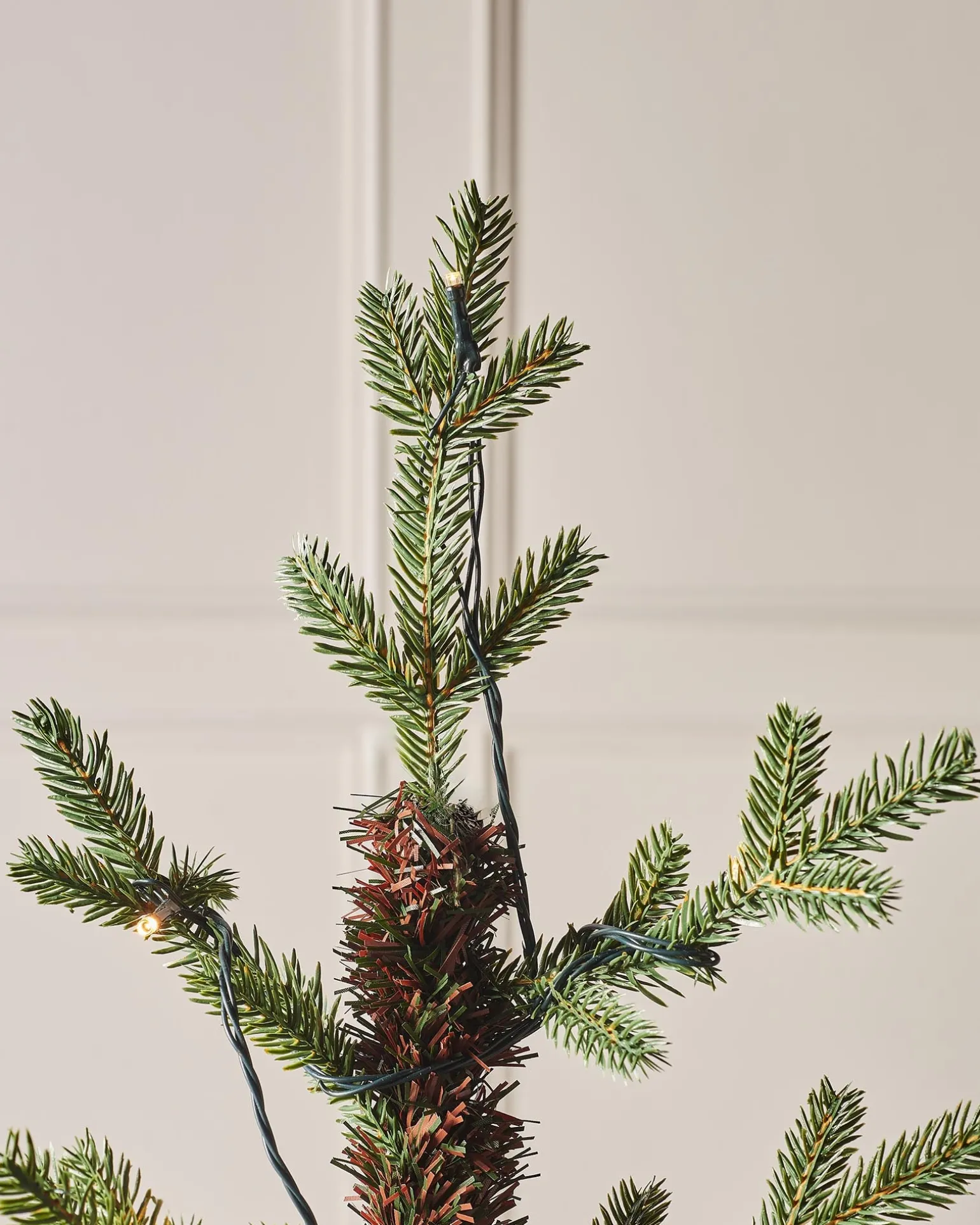 Pre-Lit Norway Spruce Potted Christmas Tree, 6 Ft