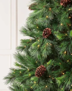 Pre-Lit Portland Spruce Christmas Tree, 6.5 Ft