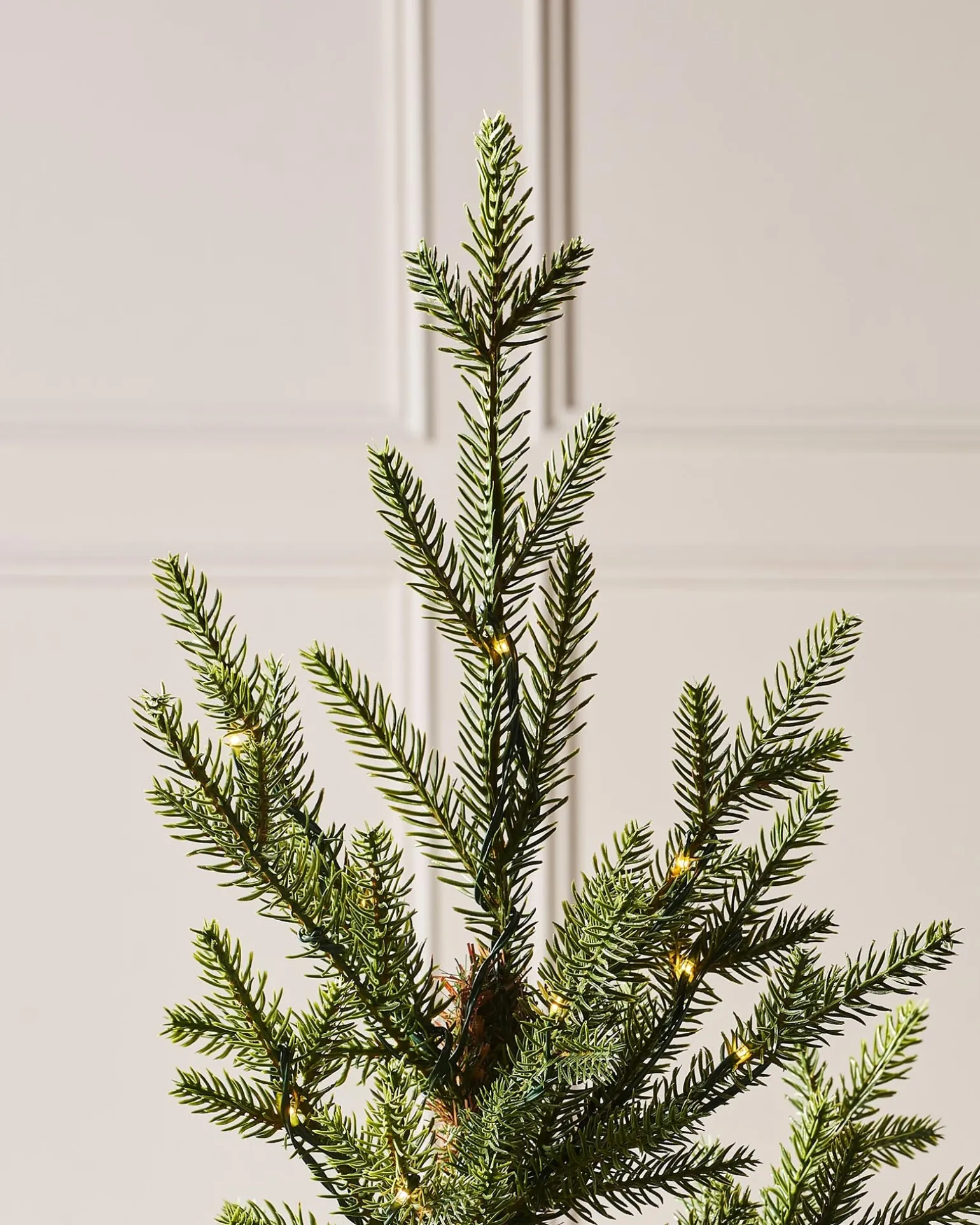 Pre-Lit Potted Douglas Fir Christmas Tree, 3 Ft