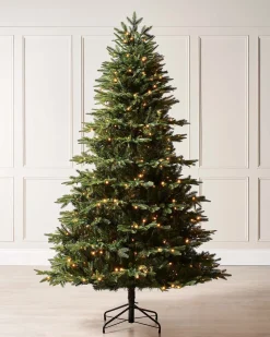 Pre-Lit Royal Fir Multi-Function Christmas Tree, 8 Ft