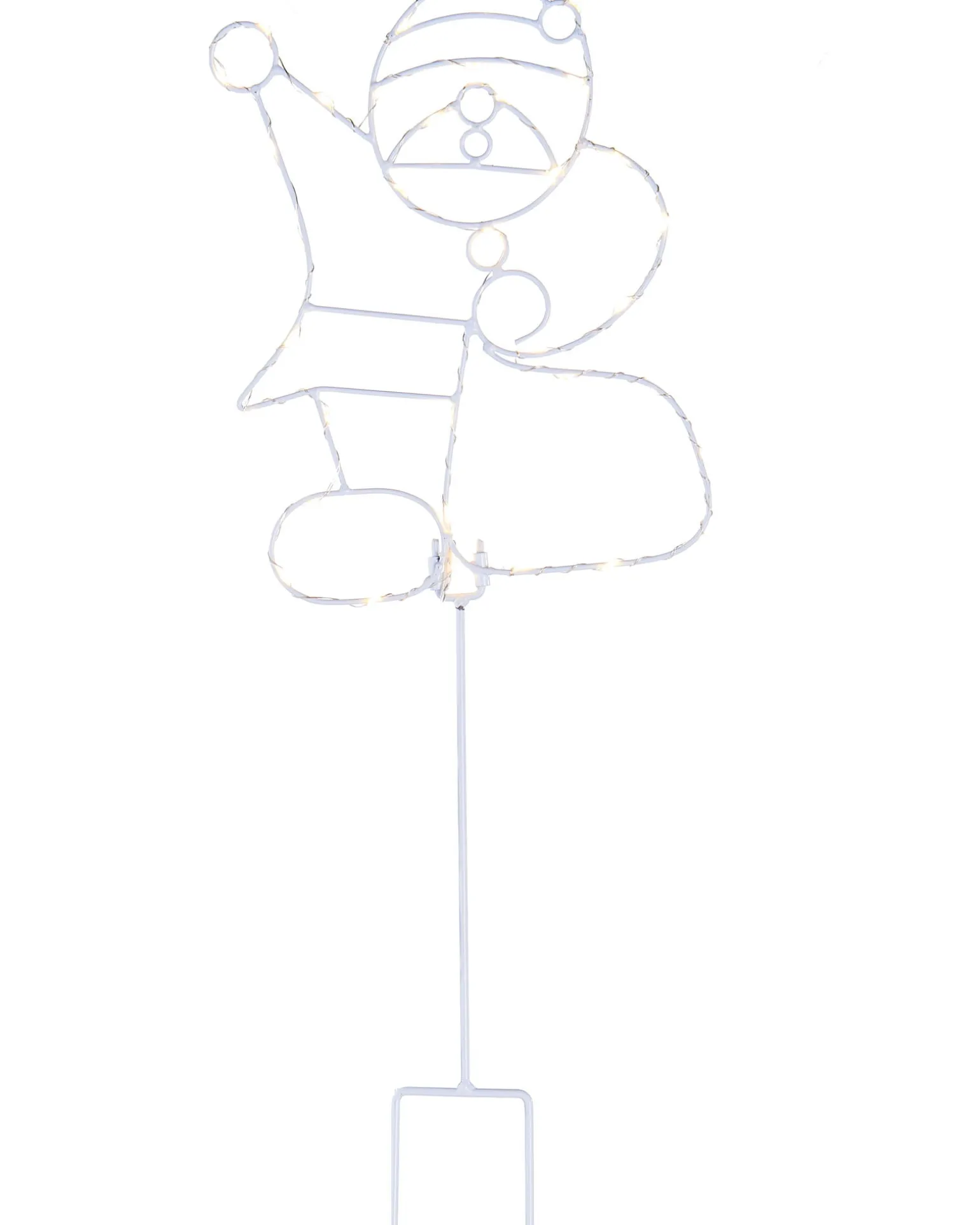 Pre-Lit Santa Pathway Stake Light, 60 Cm
