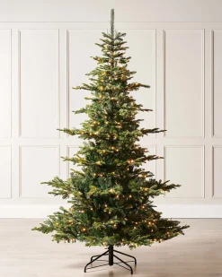 Pre-Lit Sugar Pine Christmas Tree, 6 Ft