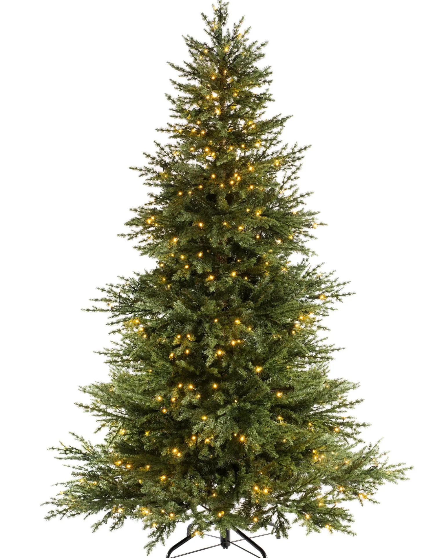 Pre-Lit Traditional Fir Multi-Function Christmas Tree, 10 Ft