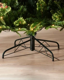 Pre-Lit Victorian Mixed Tip Berries & Pinecones Christmas Tree, 7 Ft