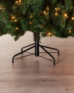 Pre-Lit Victorian Pine Christmas Tree, 7 Ft